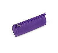 Clairefontaine 8468C - Trousse Scolaire Ronde Basic Ø7x22 cm, Couleur aléatoire