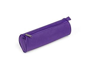 Clairefontaine 8468C - Trousse Scolaire Ronde Basic Ø7x22 cm, Couleur aléatoire