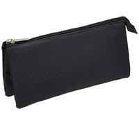 Clairefontaine Trousse scolaire plate 3 compartiments 8490C 22 x 2 x 10 cm Noir