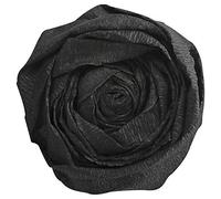 Clairefontaine Papier crépon 903029C - Paquet de 10 feuilles Noir 2,50×0,50 m Crêpage 60%