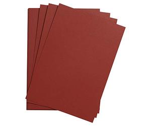 Clairefontaine 90764C Paquet Papier Etival Color - 25 Feuilles Papier Dessin à Grain Bordeaux - A3 29,7x42 cm 160g - Idéal pour le Dessin et les Activités Créatives