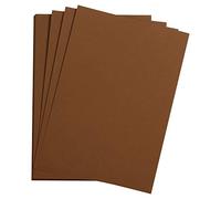 Clairefontaine 90765C Paquet Papier Etival Color - 25 Feuilles Papier Dessin à Grain Marron - A3 29,7x42 cm 160g - Idéal pour le Dessin et les Activités Créatives