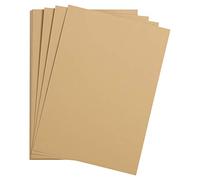 Clairefontaine 90766C Paquet Papier Etival Color - 25 Feuilles Papier Dessin à Grain Camel - A3 29,7x42 cm 160g - Idéal pour le Dessin et les Activités Créatives