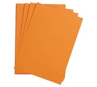 Clairefontaine 90773C Paquet Papier Etival Color - 25 Feuilles Papier Dessin à Grain Orange - A3 29,7x42 cm 160g - Idéal pour le Dessin et les Activités Créatives