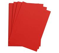 Clairefontaine 90774C Paquet Papier Etival Color - 25 Feuilles Papier Dessin à Grain Coquelicot - A3 29,7x42 cm 160g - Idéal pour le Dessin et les Activités Créatives