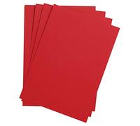 Clairefontaine 90775C Paquet Papier Etival Color - 25 Feuilles Papier Dessin à Grain Rouge Vif - A3 29,7x42 cm 160g - Idéal pour le Dessin et les Activités Créatives