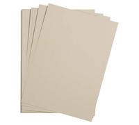 Clairefontaine 90781C Paquet Papier Etival Color - 25 Feuilles Papier Dessin à Grain Gris Clair - A3 29,7x42 cm 160g - Idéal pour le Dessin et les Activités Créatives