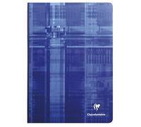 Clairefontaine 9162C Un Cahier Brochure Dos Toilé - A4 21x29,7 cm - 288 Pages Petits Carreaux - Papier Blanc 90 g - Couverture Carte Pelliculée Couleur Aléatoire