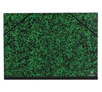Clairefontaine 93242C - Un carton à dessin Annonay fermeture élastiques 32x45 cm, Vert