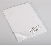 Clairefontaine 93611C - Un paquet de carton Mousse 20 feuilles adhésives 21x29,7 cm, épaisseur 5 mm, Blanc