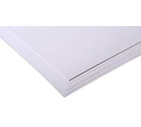 Clairefontaine 93714C Paquet Papier Dessin à Grain - 10 Feuilles Papier Dessin Blanc au Grain Marqué - 50x65 cm 180g - Idéal pour le Dessin au Crayon, Feutre et Fusain