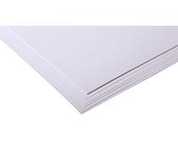 Clairefontaine 93733C Paquet Papier Dessin à Grain - 10 Feuilles Papier Dessin Blanc au Grain Marqué - 75x110 cm 180g - Idéal pour le Dessin au Crayon, Feutre et Fusain
