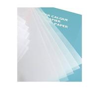 Clairefontaine 93950C Paquet Papier Calque - 50 Feuilles Papier Calque Hautement Transparent - 50x65cm 90/95g - Idéal pour le Dessin Technique