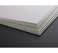 Clairefontaine 93975C Paquet Carton Gris - 10 Feuilles Carton 100% Recyclé - 50x65cm 1mm 600g - Idéal pour le Maquettisme