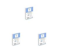 Clairefontaine 9411C - Paquet de 20 Enveloppes Blanches Doublées Triomphe 90x140mm - Gommées - 130g/m² (Lot de 3)
