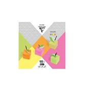 Clairefontaine 95009C Paquet 100F Origami 20x20cm 80g 4 Couleurs Fluo