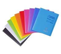 Clairefontaine 950420C Un Cahier Travaux Pratiques Agrafé Koverbook - 17x22 cm - 64 Pages Grands Carreaux 90 g et Unies Blanches 125 g - Couverture Polypro - Couleur Aléatoire