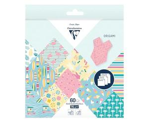 Clairefontaine 95363C Origami 60F 70g 3 Formats, Décors motifs California