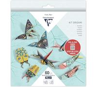 Clairefontaine 95366C Kit 60F Origami 70g 3 Formats, Décors Insectes