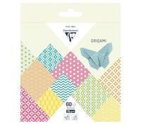 Clairefontaine 95635C - 60 Feuilles de Papier Origami 70g/m² collection Eté, Format 15x15cm, 30 Motifs Colorés Assortis (2 Feuilles par Motif), Loisirs Créatifs Adultes et Enfants