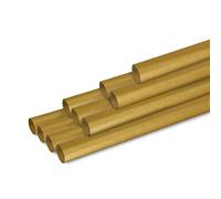 Clairefontaine 95775Cpack - Un Carton De 10 Rouleaux De Kraft Couleur Recyclé - Dimensions : 3x0,70m - Kraft Recyclé 65g - Couleur : Or - Emballage Cadeau, Loisirs Créatifs, DIY, Papier Cadeau