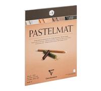 Clairefontaine Bloc Pastelmat n°2 360 g 24x30 cm 12 feuilles 4 coloris assortis