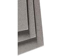 Clairefontaine 96019C Paquet Papier Pastelmat - 5 Feuilles Carte Spéciale pour Pastels Secs - 50x70 cm 360g - Gris Foncé