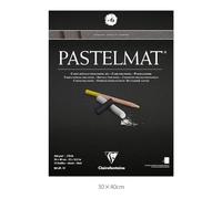 Clairefontaine Bloc Pastelmat N°6 30x40 12f Anthracite 360g