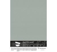 Clairefontaine 96157C Paquet Papier Pastelmat - 5 Feuilles Carte Spéciale pour Pastels Secs - 50x70 cm 360g - Vert Clair