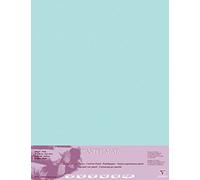 Clairefontaine 96160C Paquet Papier Pastelmat - 5 Feuilles Carte Spéciale pour Pastels Secs - 70x100 cm 360g - Bleu Clair