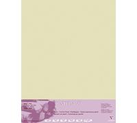 Clairefontaine 96162C Paquet Papier Pastelmat - 5 Feuilles Carte Spéciale pour Pastels Secs - 70x100 cm 360g - Sable