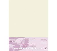 Clairefontaine 96166C Paquet Papier Pastelmat - 5 Feuilles Carte Spéciale pour Pastels Secs - 50x70 cm 360g - Sable