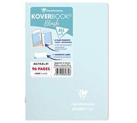 Clairefontaine Cahier piqué Koverbook Blush 961772C A5 96 p. lignées Bleu givré/Corail