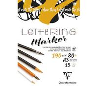 Lettering bloc collé 15F A3 190g