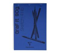 Clairefontaine Bloc De Croquis Graf It Format A4 80 Pages Microperforées 90g