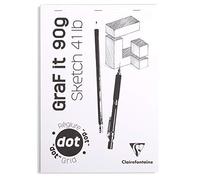 Bloc Graf'it Sketch 21x29,7cm - Dots - 90g - 80 Feuilles - Clairefontaine