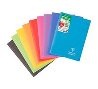 Clairefontaine Cahier agrafé 971411C Koverbook A4 96 p. Grands carreaux Papier 90 g couv. polypro