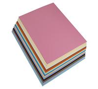 Clairefontaine 97299C Paquet Papier Maya - 28 Feuilles Papier Dessin Lisse Assortiment Pastel - 50x70 cm 270g - Idéal pour le Dessin et les Activités Créatives
