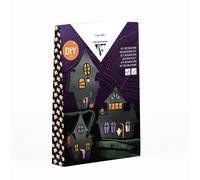 Clairefontaine 97515C Kit Découverte 3 Maisons hantées Décors Halloween