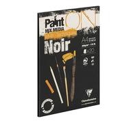 Bloc Paint'on Noir Colle A4 - 20 Feuilles - Clairefontaine
