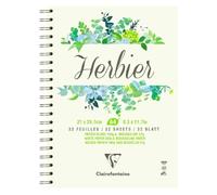 Carnet à spirale Herbier - A4 - 64 pages - Clairefontaine