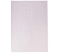 Clairefontaine 975186C Paquet Bristol - 20 Feuilles Papier Bristol Quadrillé Petits Carreaux Blanc Extra Lisse - A3 29,7x42 cm 205g - Idéal pour le Dessin Technique à la Plume et le Maquettisme