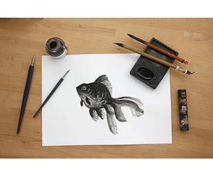 Clairefontaine 975192C - Un paquet de papier Lavis Dessin Technique lisse blanc 10 feuilles 42x59,4 cm 160g