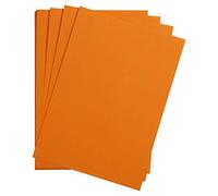 Clairefontaine 975266C Paquet Papier Maya - 25 Feuilles Papier Dessin Lisse Clémentine - A4 21x29,7 cm 185g - Idéal pour le Dessin et les Activités Créatives