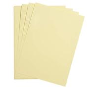 Clairefontaine 975567C Paquet Papier Maya - 25 Feuilles Papier Dessin Lisse Jaune Paille - A2 42x59,4 cm 185g - Idéal pour le Dessin et les Activités Créatives