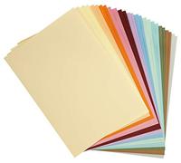 Clairefontaine 975599C Paquet Papier Maya - 28 Feuilles Papier Dessin Lisse Assortiment Pastel - A2 42x59,4 cm 185g - Idéal pour le Dessin et les Activités Créatives