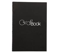 Clairefontaine Carnet cousu Graf'Book 360° – A5, 100 feuilles 100 g, Papier dessin blanc, Portrait