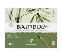 Clairefontaine Bloc Aquarelle Bamboo – 36 x 48 cm, 20 feuilles