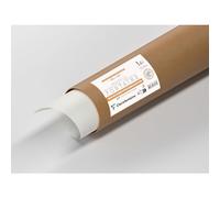 Clairefontaine 976036C Rouleau Fontaine Extra Blanc - Papier Aquarelle Extra Blanc 100% Coton Grain Satiné - Qualité Professionnelle 1,4x5m 300g