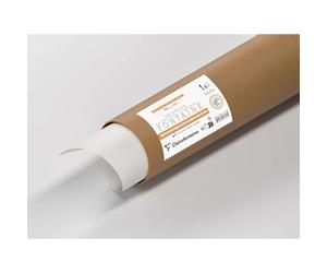 Clairefontaine 976036C Rouleau Fontaine Extra Blanc - Papier Aquarelle Extra Blanc 100% Coton Grain Satiné - Qualité Professionnelle 1,4x5m 300g